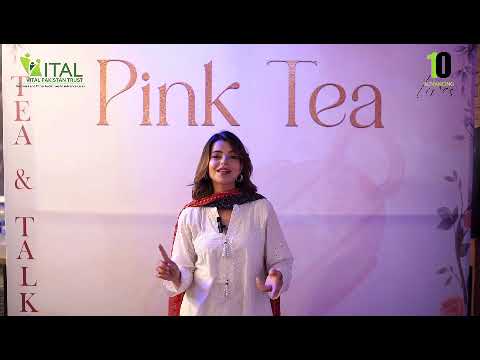 Pakistani Celebrity Srha Asghar at Pink Tea: Empowering Women’s Health with VITAL Pakistan Trust